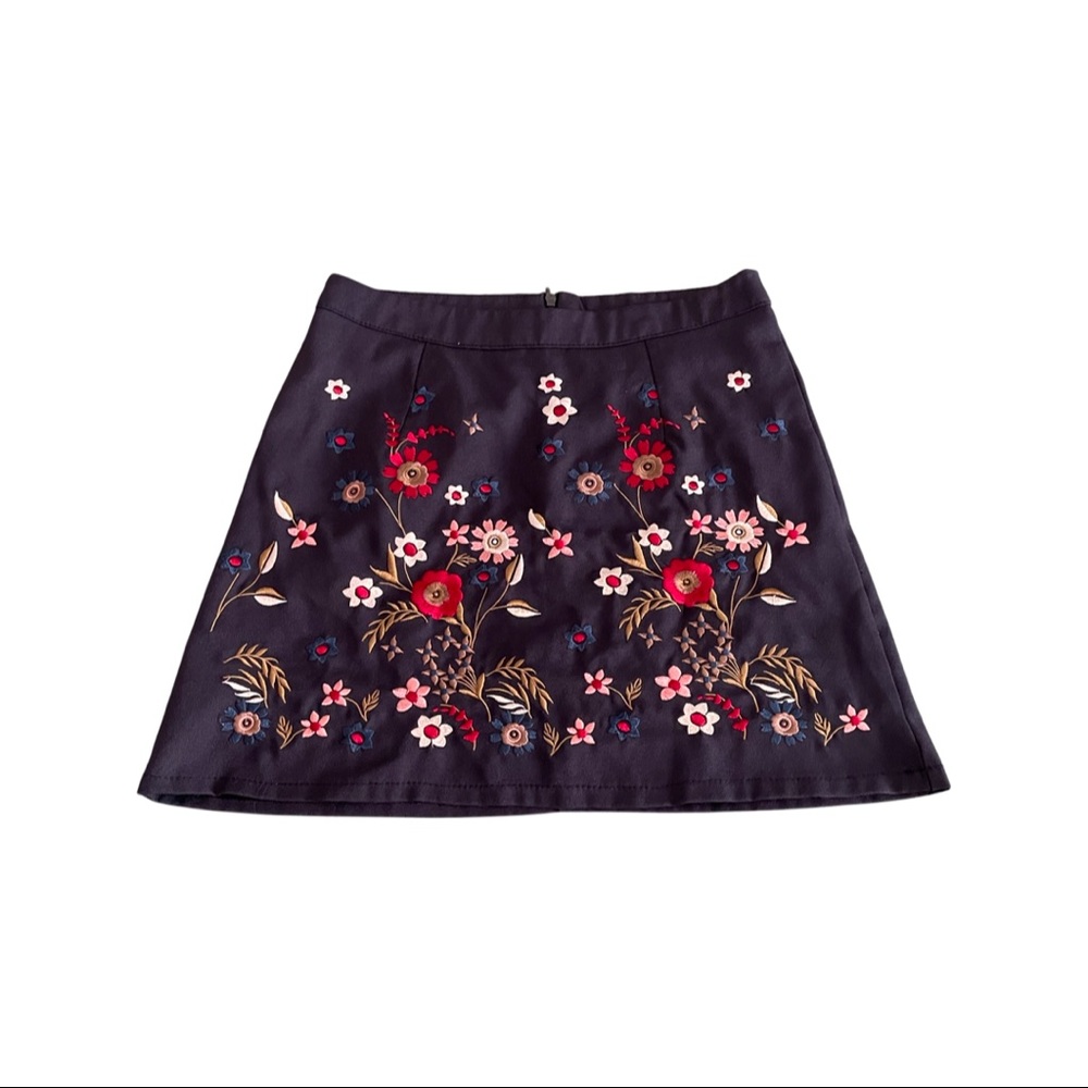 embroidered skirt
